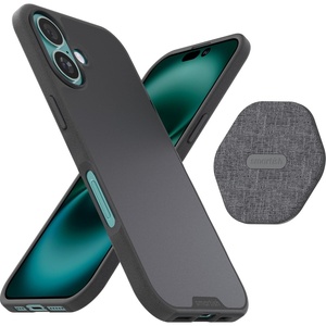 image:imageSmartish iPhone 16 MagSafe Case  MagSafe Mountaineer Wall Mount  Slim Thin Grip Cover Compatible with Apple iPhone 16  Black Tie Affair
