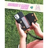 image:imageSmartish iPhone 11 Pro Max Crossbody Case for Women  Dancing Queen PurseClutch with Detachable Strap amp Card Holder  Stiletto BlackGoldStiletto BlackGold