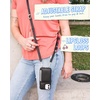 image:imageSmartish iPhone 11 Pro Max Crossbody Case for Women  Dancing Queen PurseClutch with Detachable Strap amp Card Holder  Stiletto BlackGoldStiletto BlackSilver