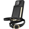 image:imageSmartish iPhone 11 Pro Max Crossbody Case for Women  Dancing Queen PurseClutch with Detachable Strap amp Card Holder  Stiletto BlackGoldStiletto BlackGold