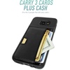 image:imageSmartish Galaxy S7 Edge Wallet Case  Q Card CASE Samsung Slim Protective Kickstand Grip Cover  Wallet Slayer Vol2 CM4  Black OnyxBlack Onyx