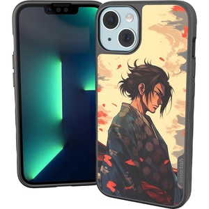 image:imageSmartish  Blazing Samurai  iPhone 15 Slim Case  Gripmunk Lightweight  Protective Thin Cover  Fits iPhone 15